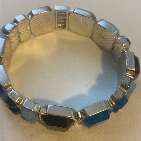 Vera Bradley colorful gem stretch Bracelet in ink blue - Picture 4 of 5